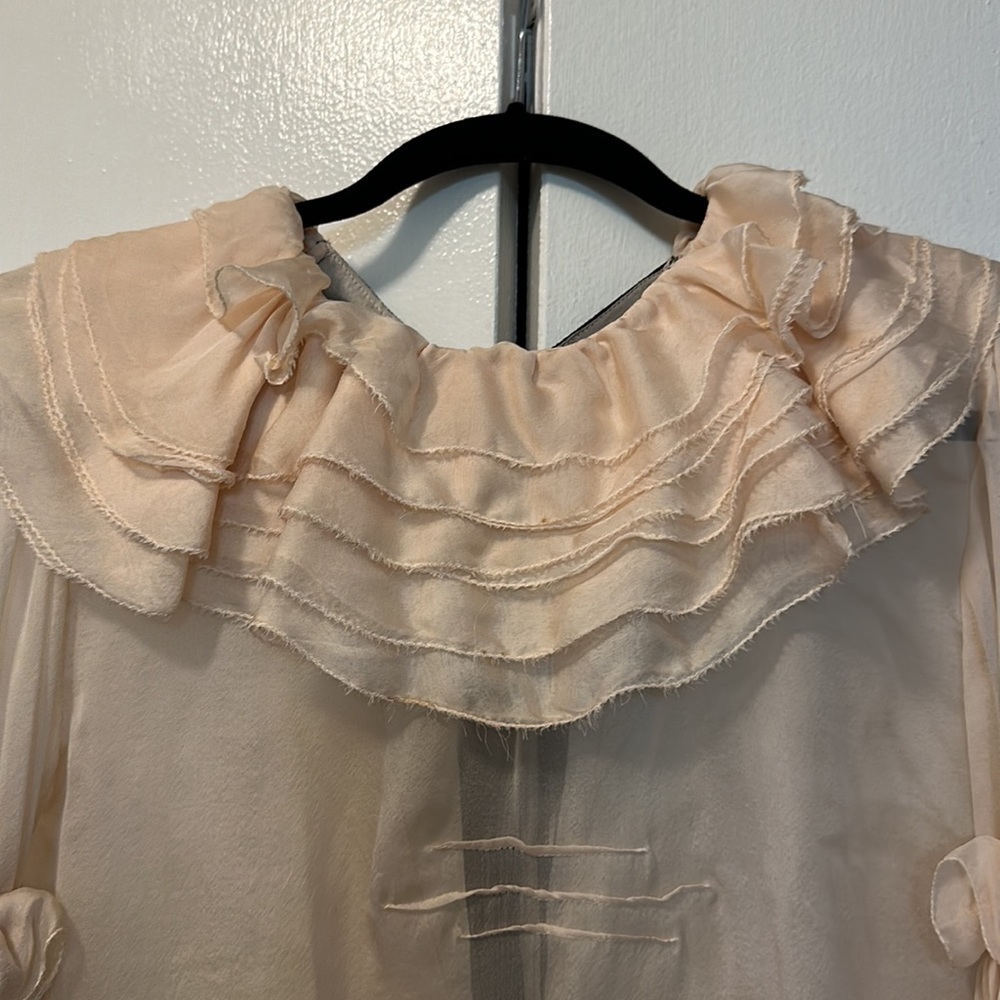 Dolce and Gabbana sheer blouse sz. 44 - Picture 5 of 6
